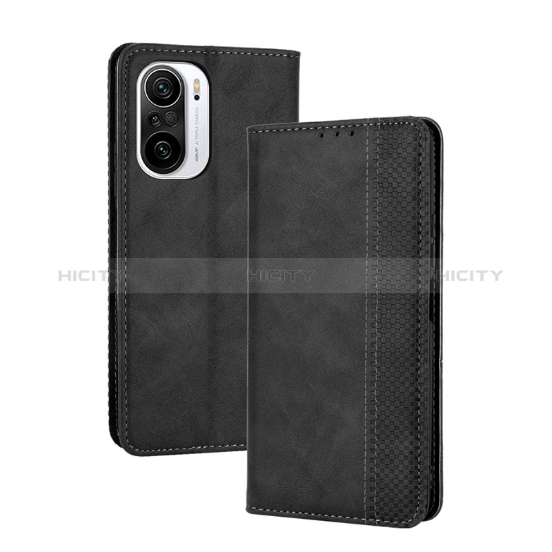 Custodia Portafoglio In Pelle Cover con Supporto BY4 per Xiaomi Mi 11X Pro 5G Nero