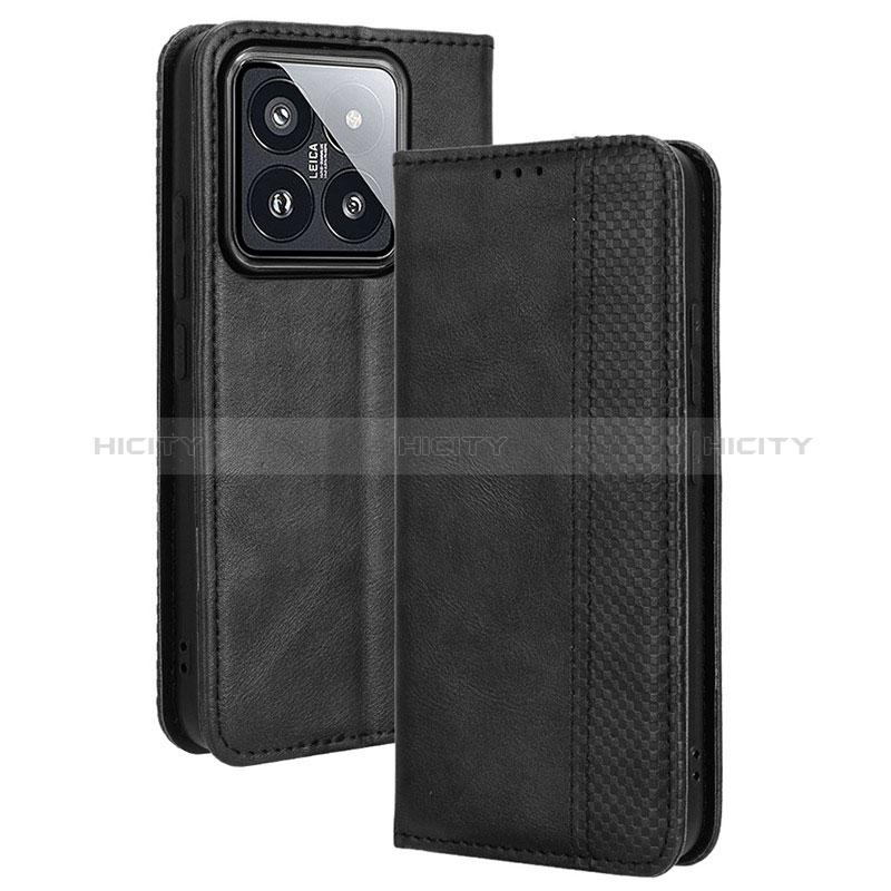 Custodia Portafoglio In Pelle Cover con Supporto BY4 per Xiaomi Mi 14 Pro 5G