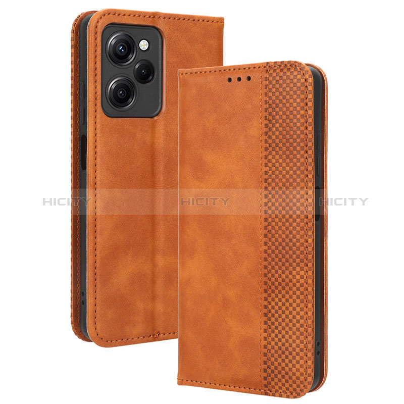 Custodia Portafoglio In Pelle Cover con Supporto BY4 per Xiaomi Poco X5 Pro 5G