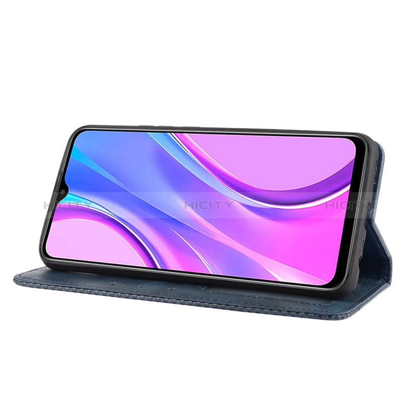 Custodia Portafoglio In Pelle Cover con Supporto BY4 per Xiaomi Redmi 9