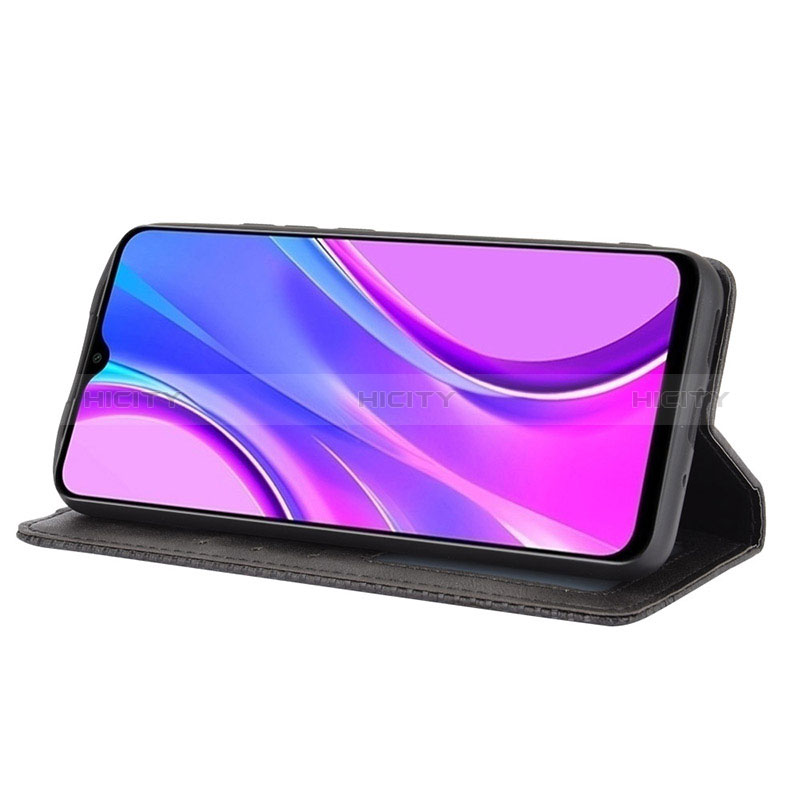 Custodia Portafoglio In Pelle Cover con Supporto BY4 per Xiaomi Redmi 9 Activ