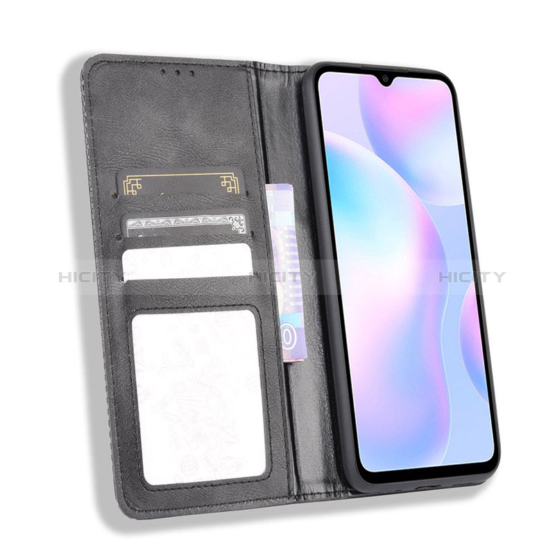 Custodia Portafoglio In Pelle Cover con Supporto BY4 per Xiaomi Redmi 9i