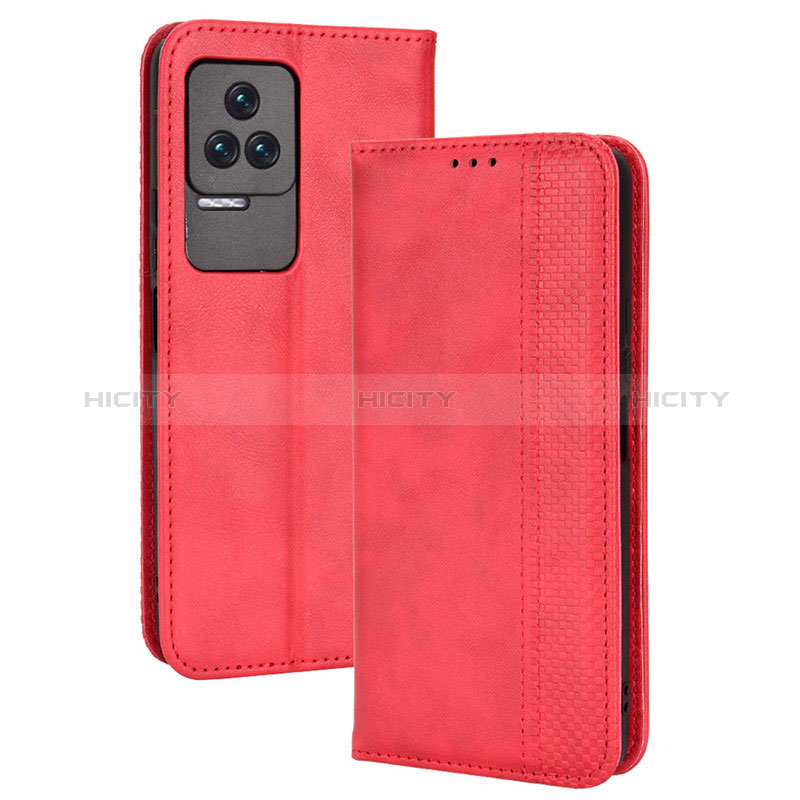 Custodia Portafoglio In Pelle Cover con Supporto BY4 per Xiaomi Redmi K40S 5G