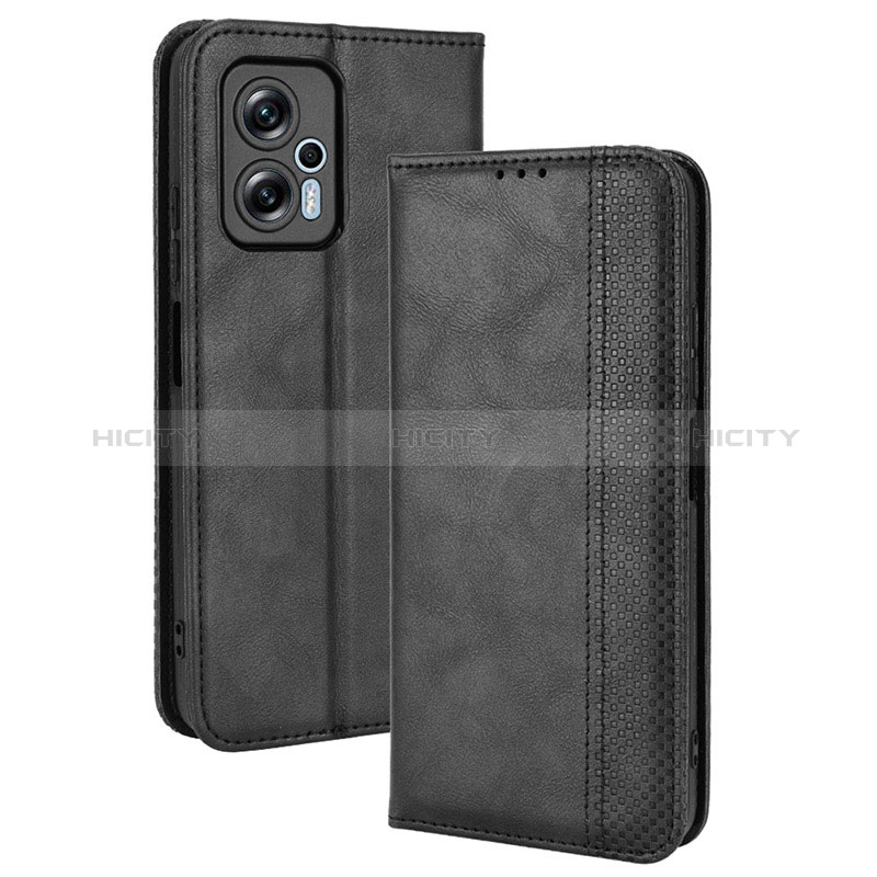 Custodia Portafoglio In Pelle Cover con Supporto BY4 per Xiaomi Redmi K50i 5G