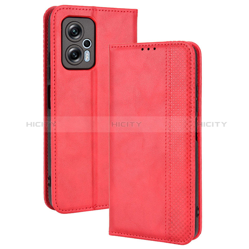 Custodia Portafoglio In Pelle Cover con Supporto BY4 per Xiaomi Redmi K50i 5G