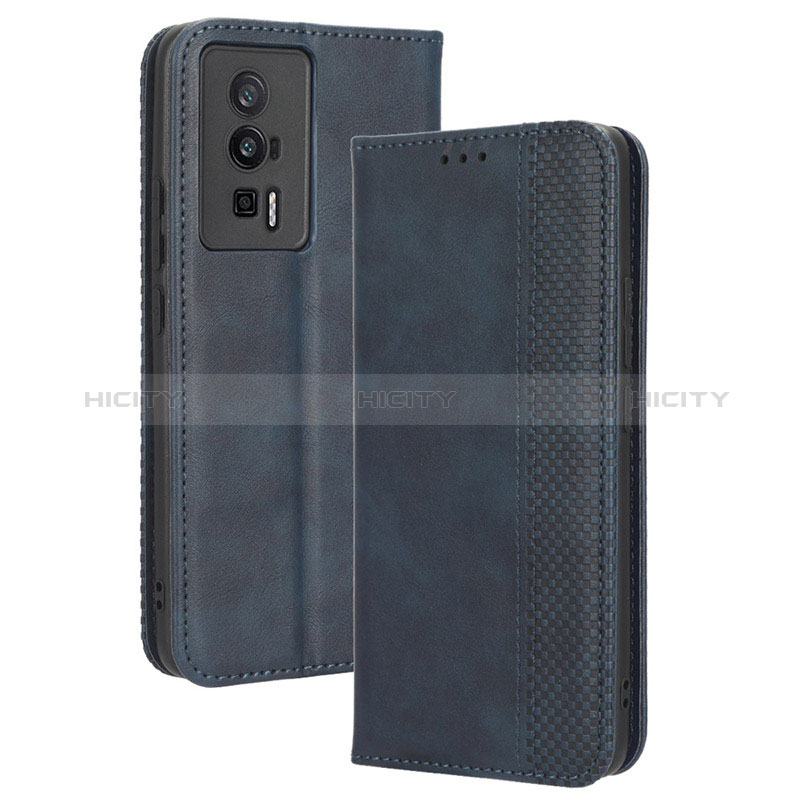 Custodia Portafoglio In Pelle Cover con Supporto BY4 per Xiaomi Redmi K60 5G