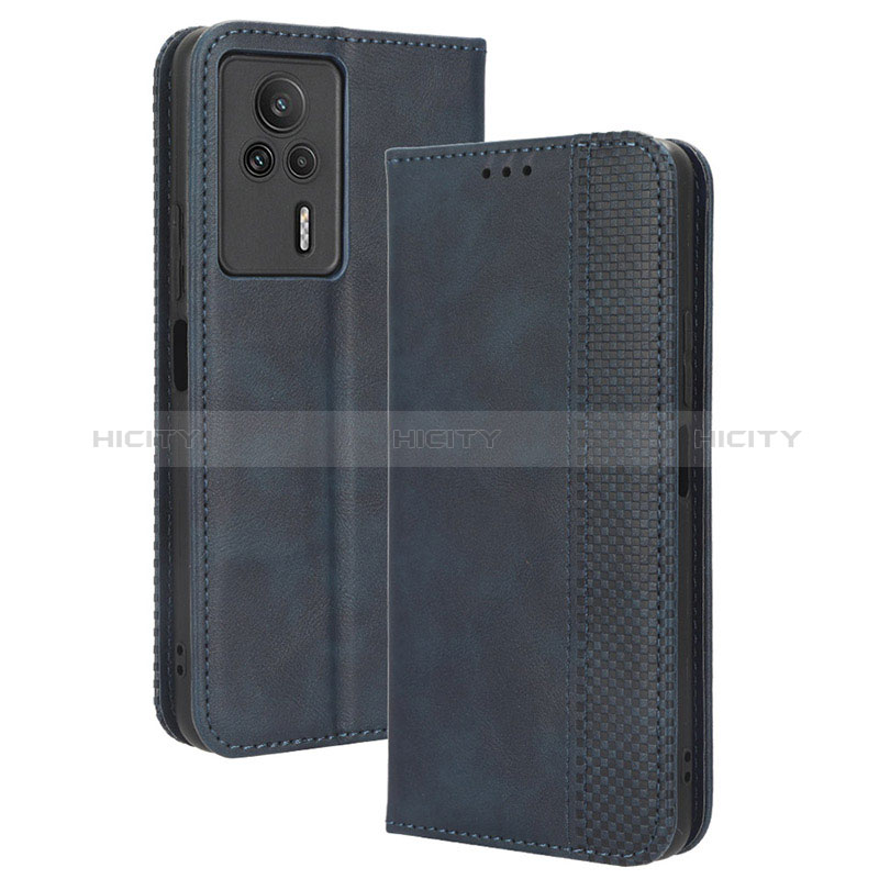 Custodia Portafoglio In Pelle Cover con Supporto BY4 per Xiaomi Redmi K60E 5G