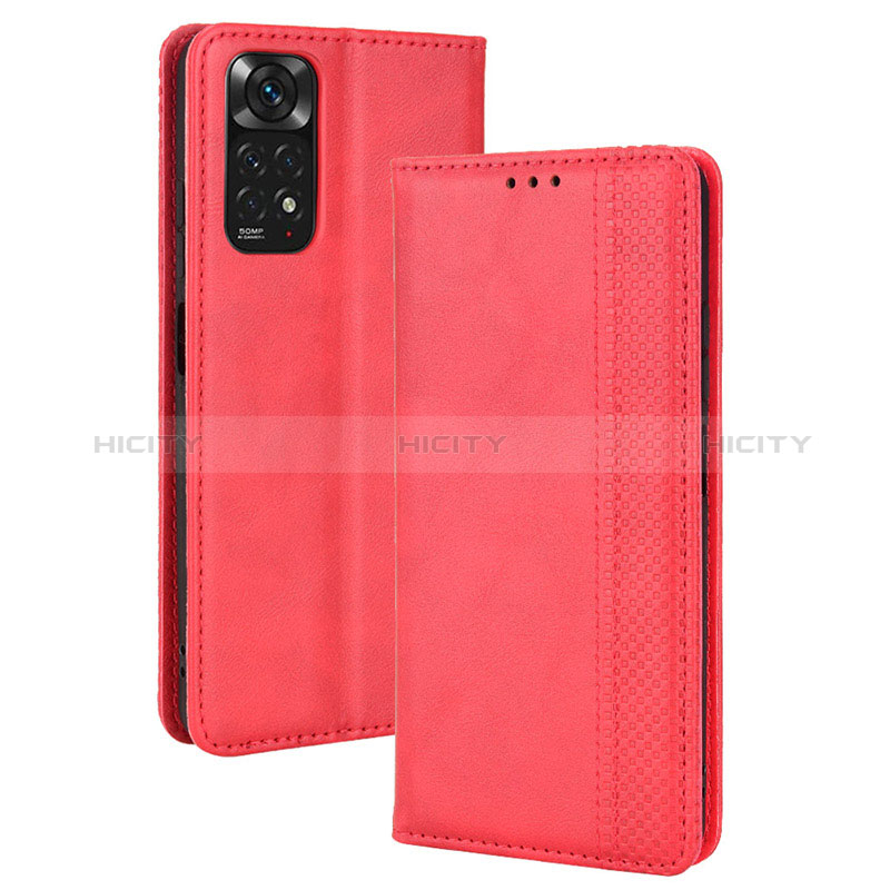 Custodia Portafoglio In Pelle Cover con Supporto BY4 per Xiaomi Redmi Note 11 4G (2022)