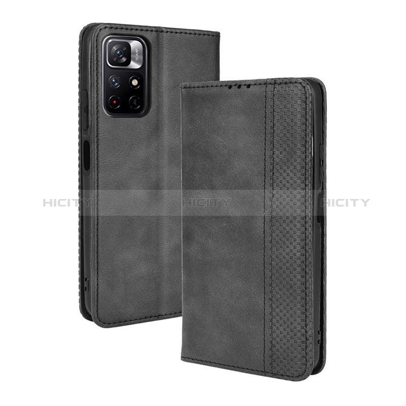 Custodia Portafoglio In Pelle Cover con Supporto BY4 per Xiaomi Redmi Note 11 5G