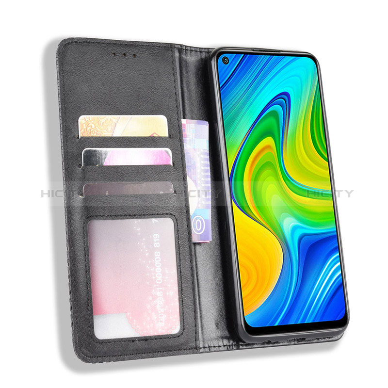 Custodia Portafoglio In Pelle Cover con Supporto BY4 per Xiaomi Redmi Note 9