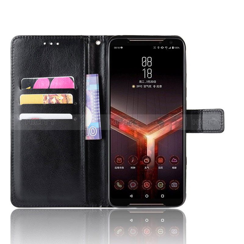 Custodia Portafoglio In Pelle Cover con Supporto BY5 per Asus ROG Phone II ZS660KL