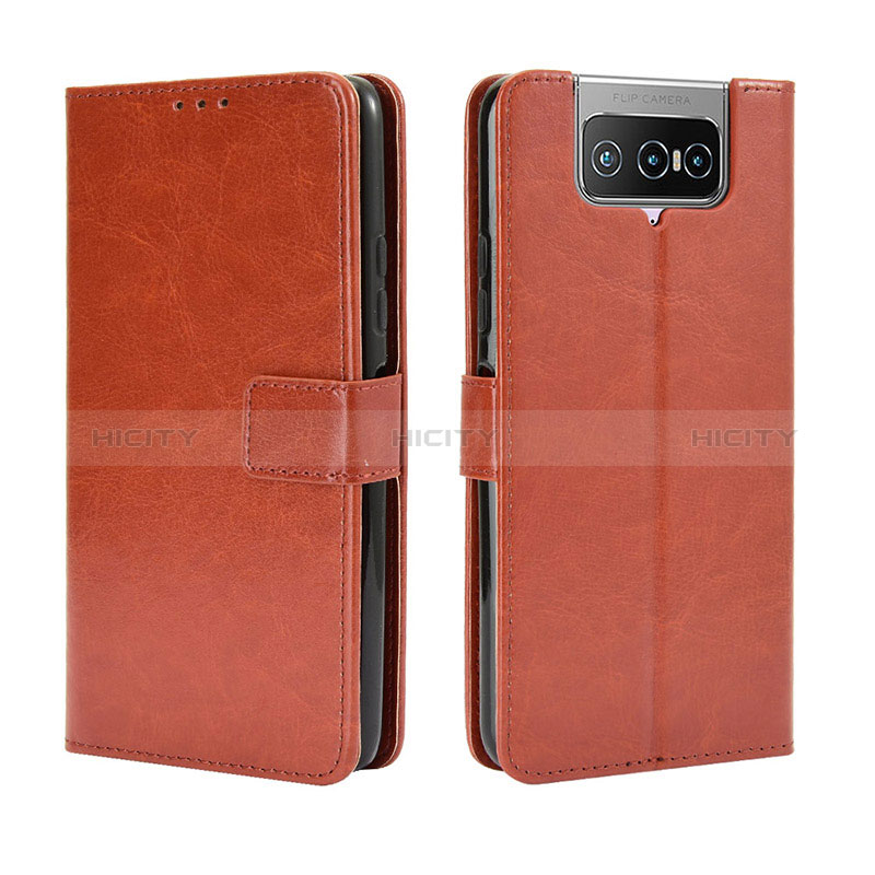 Custodia Portafoglio In Pelle Cover con Supporto BY5 per Asus ZenFone 8 Flip ZS672KS