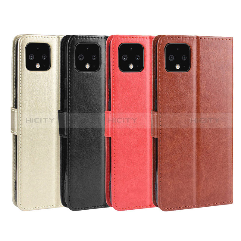 Custodia Portafoglio In Pelle Cover con Supporto BY5 per Google Pixel 4