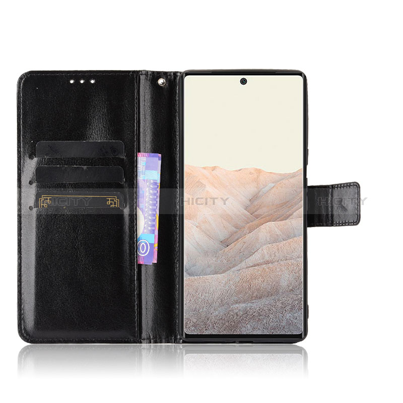 Custodia Portafoglio In Pelle Cover con Supporto BY5 per Google Pixel 6 5G