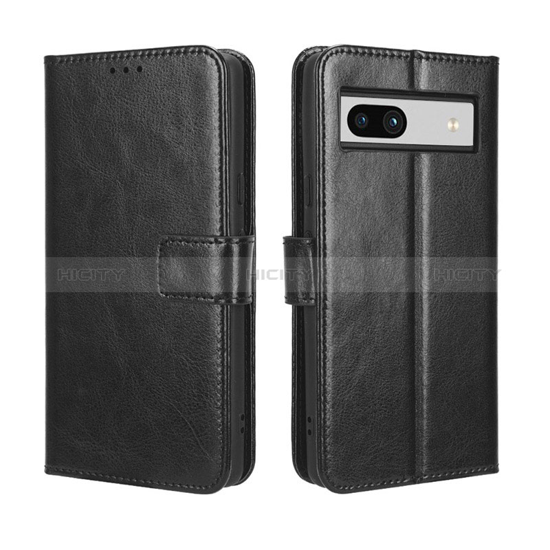 Custodia Portafoglio In Pelle Cover con Supporto BY5 per Google Pixel 7a 5G Nero