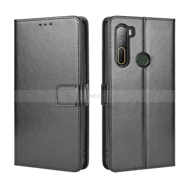 Custodia Portafoglio In Pelle Cover con Supporto BY5 per HTC U20 5G Nero