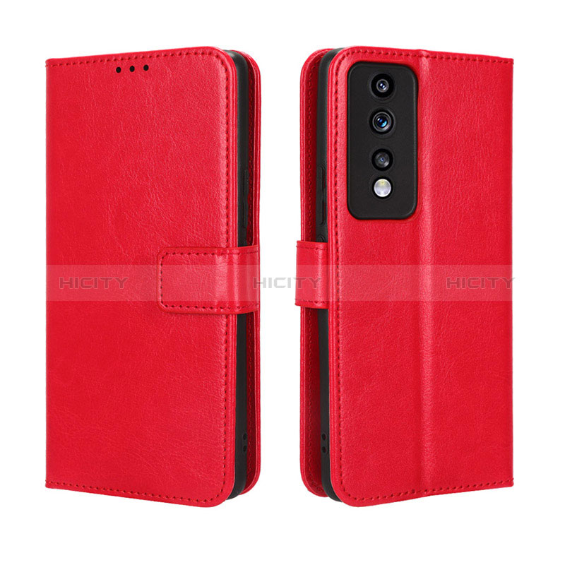 Custodia Portafoglio In Pelle Cover con Supporto BY5 per Huawei Honor 80 GT 5G Rosso