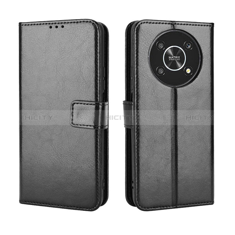 Custodia Portafoglio In Pelle Cover con Supporto BY5 per Huawei Honor Magic4 Lite 5G Nero