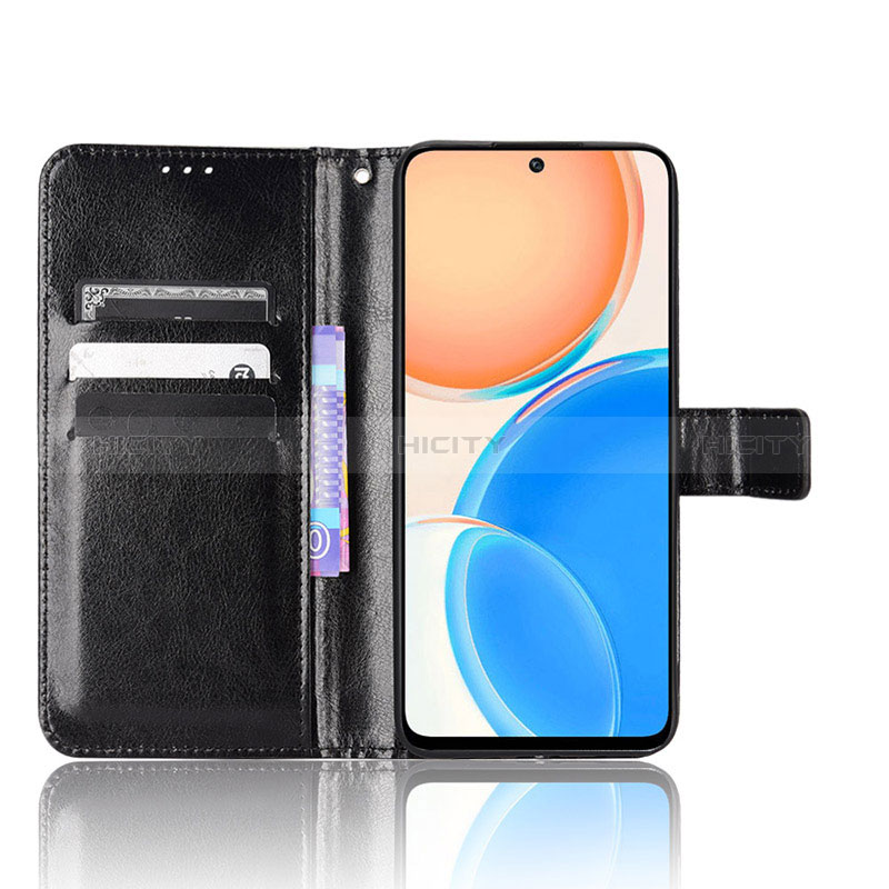 Custodia Portafoglio In Pelle Cover con Supporto BY5 per Huawei Honor X8 4G