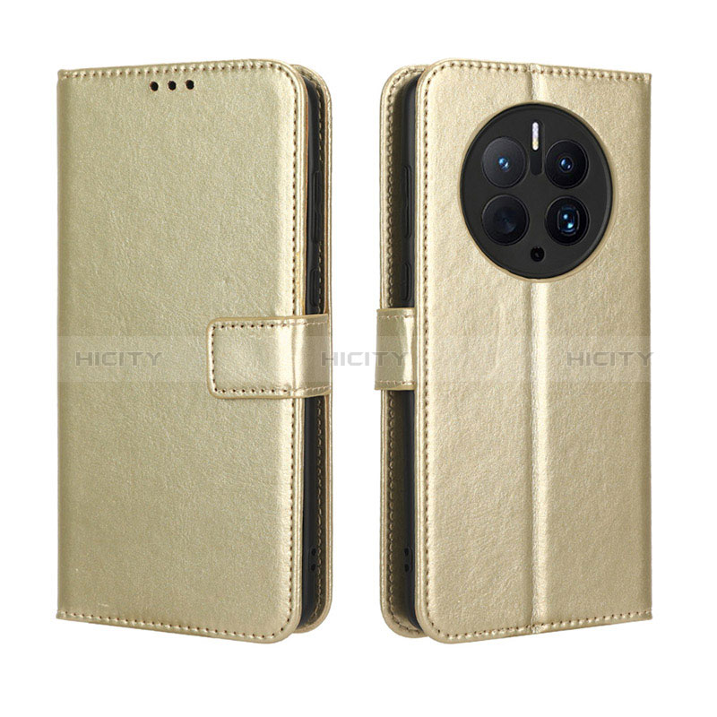 Custodia Portafoglio In Pelle Cover con Supporto BY5 per Huawei Mate 50 Pro Oro