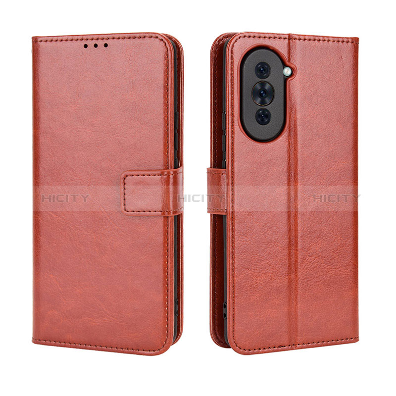 Custodia Portafoglio In Pelle Cover con Supporto BY5 per Huawei Nova 10