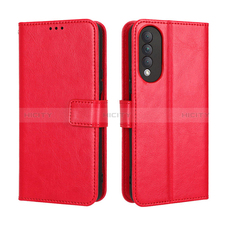 Custodia Portafoglio In Pelle Cover con Supporto BY5 per Huawei Nova 10z Rosso