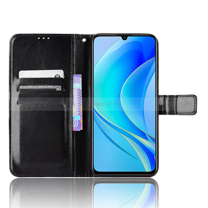 Custodia Portafoglio In Pelle Cover con Supporto BY5 per Huawei Nova Y70 Plus