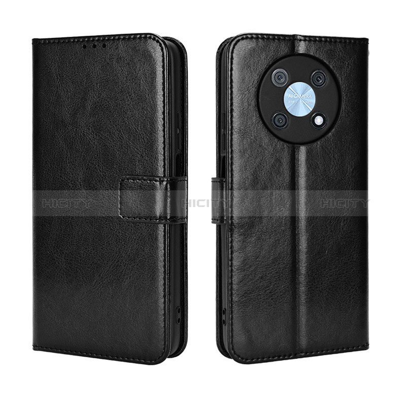 Custodia Portafoglio In Pelle Cover con Supporto BY5 per Huawei Nova Y90