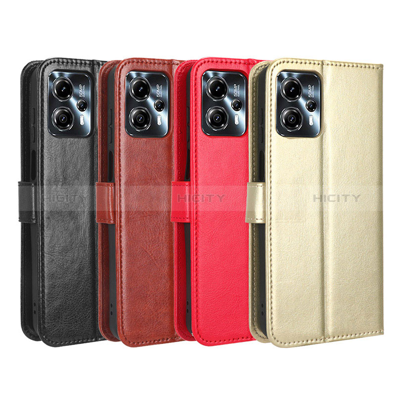 Custodia Portafoglio In Pelle Cover con Supporto BY5 per Motorola Moto G13