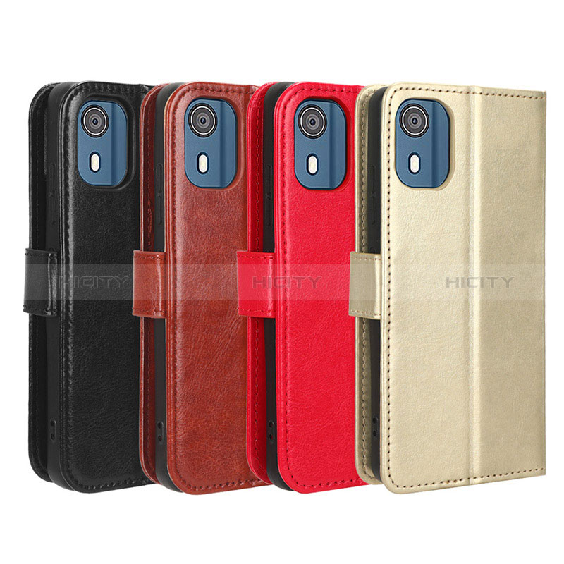 Custodia Portafoglio In Pelle Cover con Supporto BY5 per Nokia C02