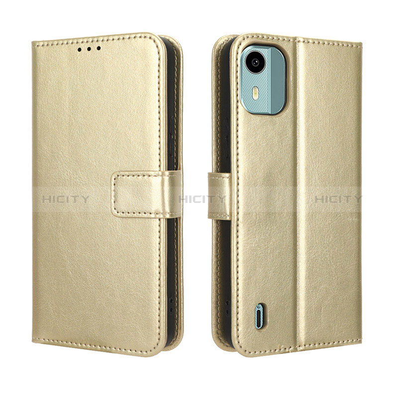 Custodia Portafoglio In Pelle Cover con Supporto BY5 per Nokia C12