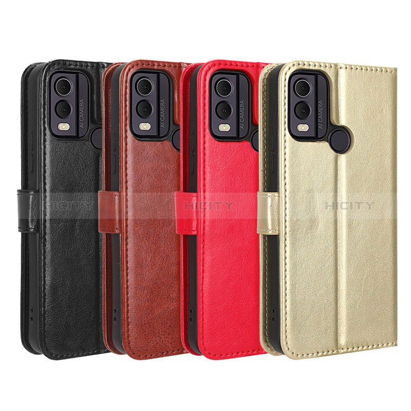 Custodia Portafoglio In Pelle Cover con Supporto BY5 per Nokia C22