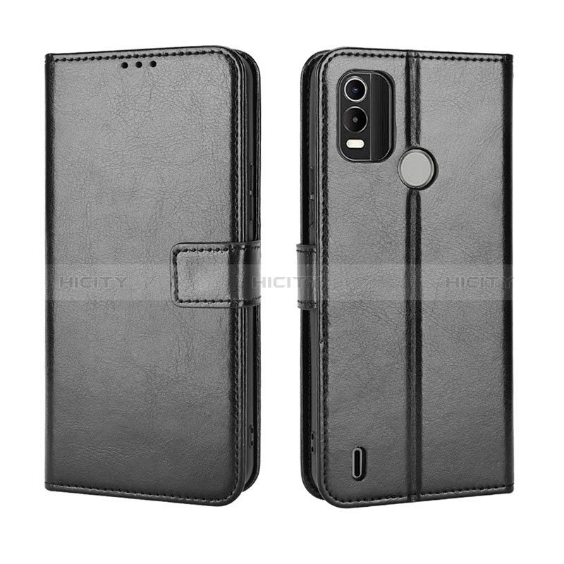 Custodia Portafoglio In Pelle Cover con Supporto BY5 per Nokia G11 Plus Nero