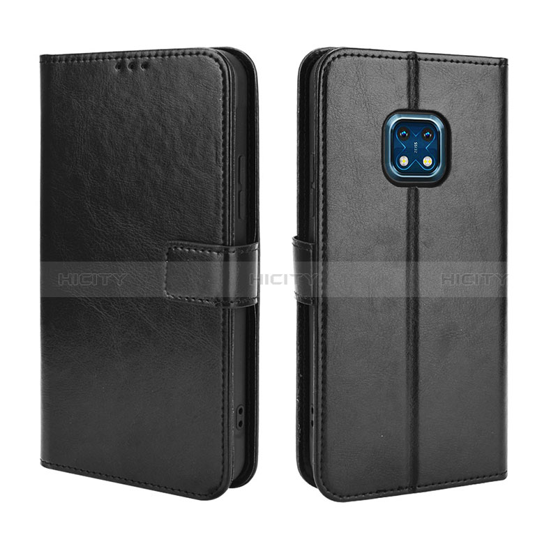 Custodia Portafoglio In Pelle Cover con Supporto BY5 per Nokia XR20 Nero