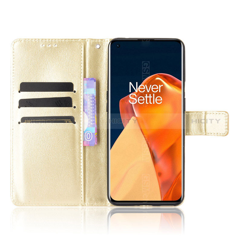 Custodia Portafoglio In Pelle Cover con Supporto BY5 per OnePlus 9 Pro 5G