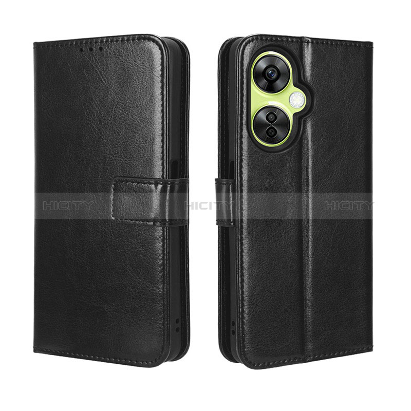 Custodia Portafoglio In Pelle Cover con Supporto BY5 per OnePlus Nord CE 3 5G Nero