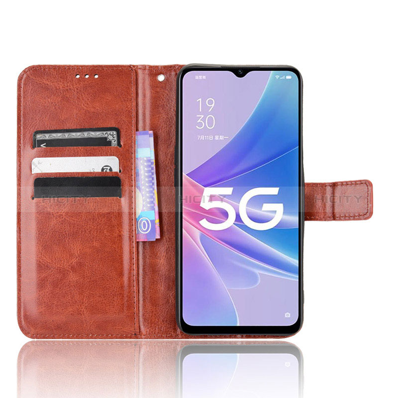 Custodia Portafoglio In Pelle Cover con Supporto BY5 per Oppo A1 5G