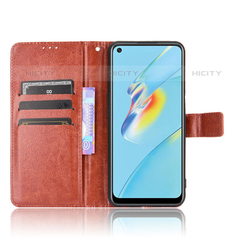 Custodia Portafoglio In Pelle Cover con Supporto BY5 per Oppo A54 4G