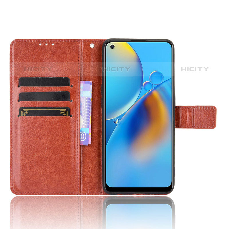 Custodia Portafoglio In Pelle Cover con Supporto BY5 per Oppo A74 4G