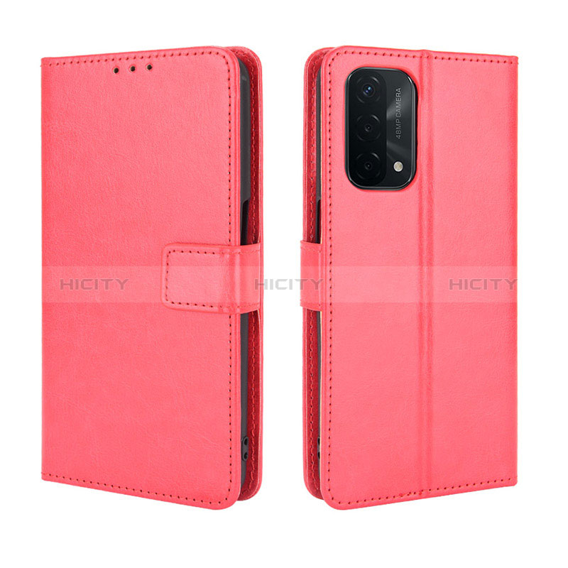 Custodia Portafoglio In Pelle Cover con Supporto BY5 per Oppo A74 5G