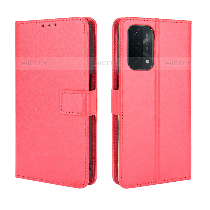 Custodia Portafoglio In Pelle Cover con Supporto BY5 per Oppo A93 5G