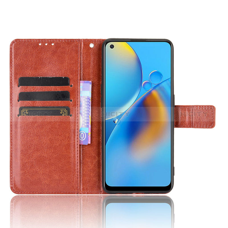 Custodia Portafoglio In Pelle Cover con Supporto BY5 per Oppo F19