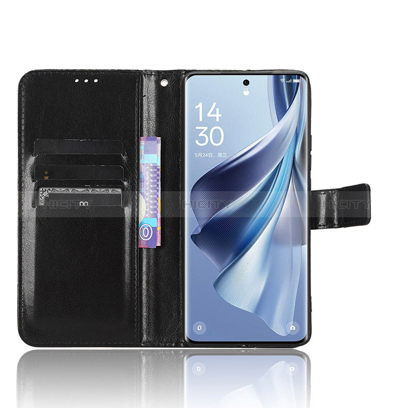 Custodia Portafoglio In Pelle Cover con Supporto BY5 per Oppo Reno10 Pro+ Plus 5G