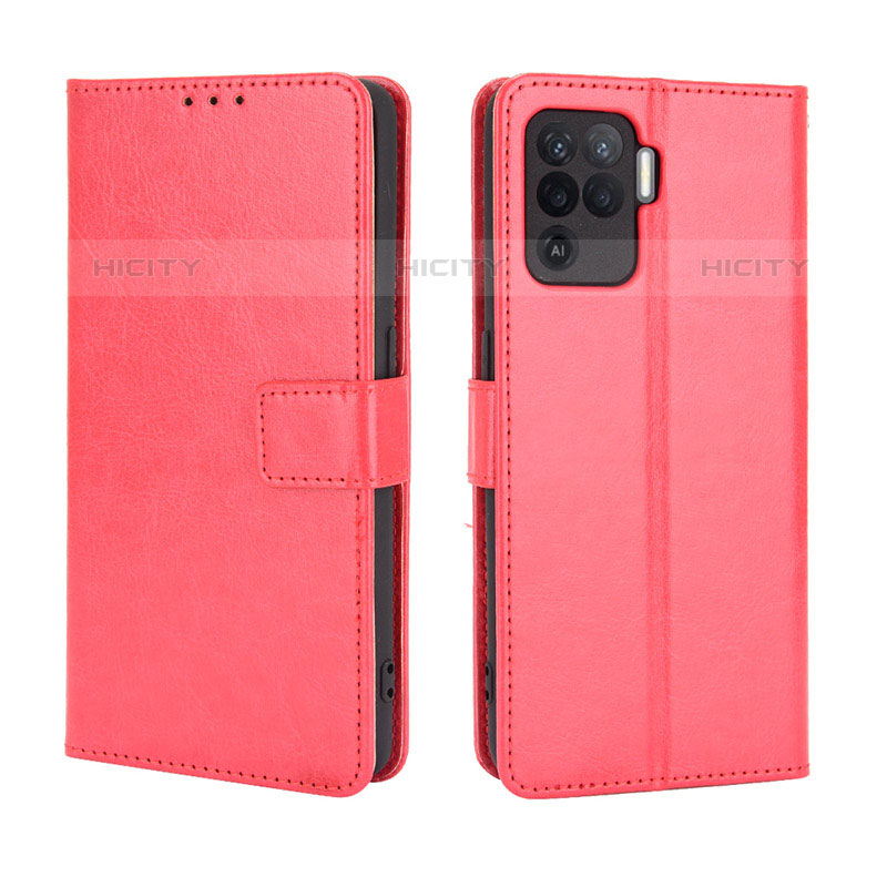 Custodia Portafoglio In Pelle Cover con Supporto BY5 per Oppo Reno5 F