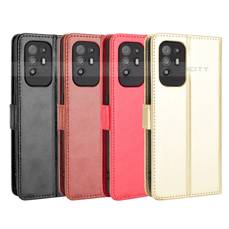 Custodia Portafoglio In Pelle Cover con Supporto BY5 per Oppo Reno5 Z 5G