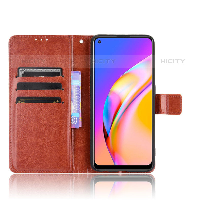 Custodia Portafoglio In Pelle Cover con Supporto BY5 per Oppo Reno5 Z 5G