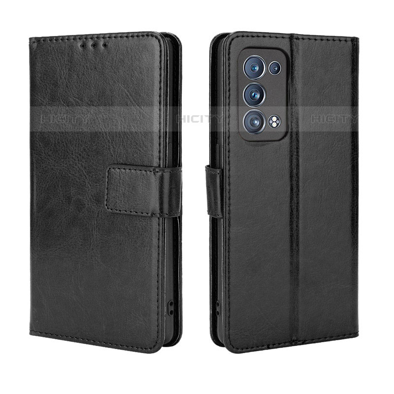 Custodia Portafoglio In Pelle Cover con Supporto BY5 per Oppo Reno6 Pro 5G