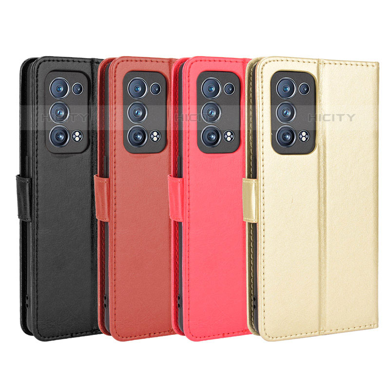 Custodia Portafoglio In Pelle Cover con Supporto BY5 per Oppo Reno6 Pro 5G