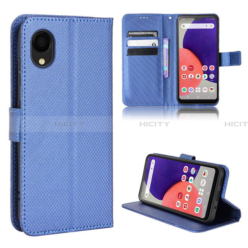 Custodia Portafoglio In Pelle Cover con Supporto BY5 per Samsung Galaxy A22 5G SC-56B