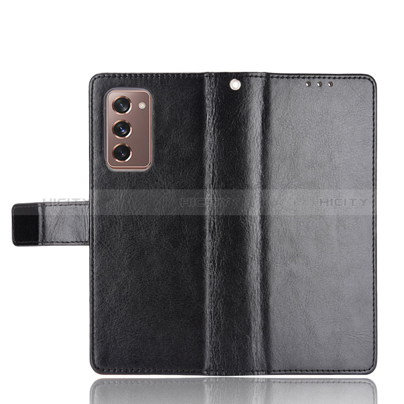 Custodia Portafoglio In Pelle Cover con Supporto BY5 per Samsung Galaxy Z Fold2 5G